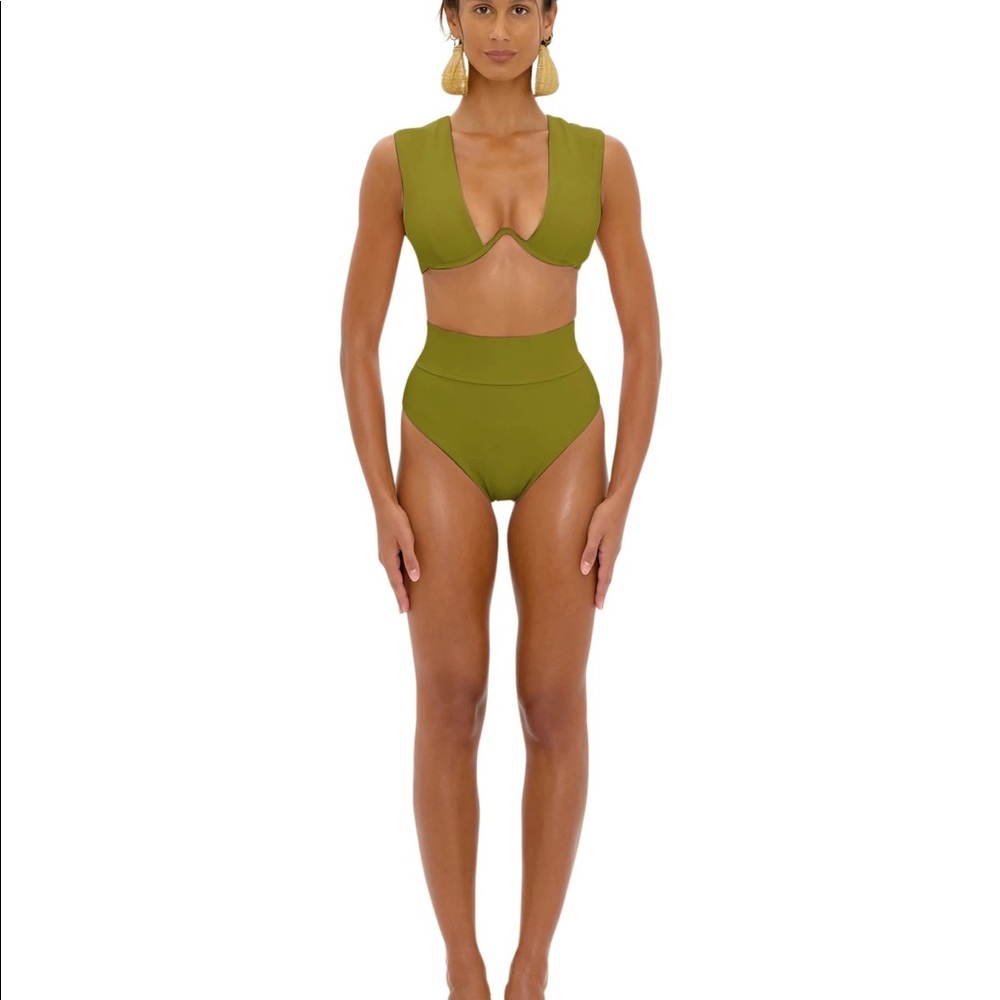 Andrea Iyamah Kuwa Bikini Top and Bottom
